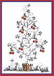 Cherries Tree For All Seasons Card