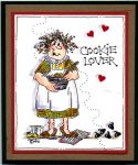 Cooking Lady Card