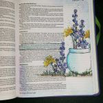 Hollyhock Fish Bowl Bible Page