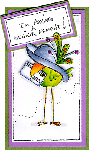 Bird Hat Card