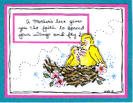 Mother Gives You Wings Card