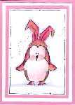 Bunny Penguin Card