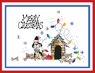 Christmas Doghouse Card