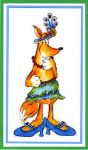 Flapper Fox Card