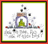 Sm. Frog in a Jar Card