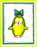 Froggy Penguin Card
