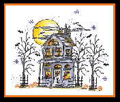 Haunted House Card