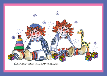 Raggedy Ann & Andy Card