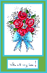 Rose Bouquet Card
