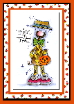Trick or Treat Giraffe Card